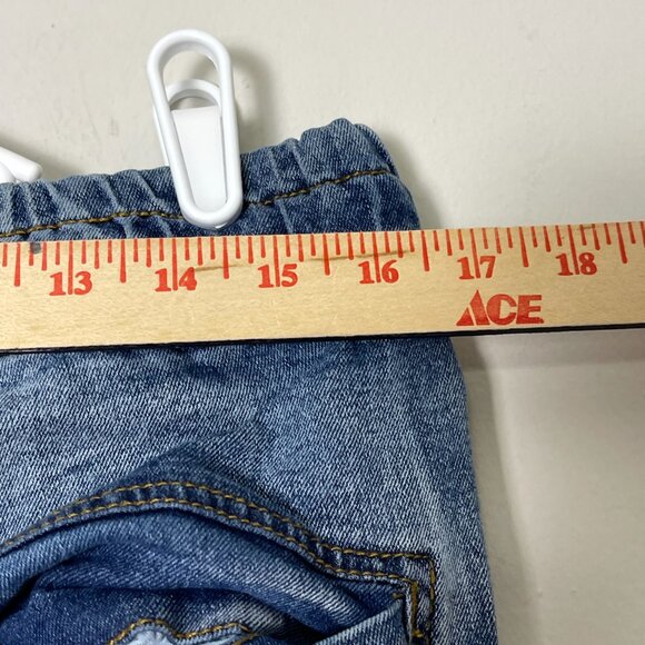 Modern Culture Men 32X26 Denim Stretch Blue Jeans JOGGER CARGO DRAWSTRINGS LARGE - Picture 4 of 12